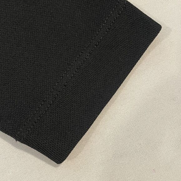 ~ Lauren Ralph Lauren S 1-Shoulder Maxi Dress Black A-line Fit&Flare Long Sleeve - Picture 15 of 15